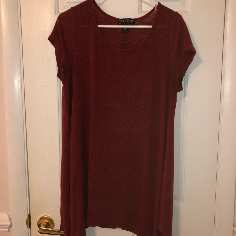 Short sleeve sweater shirt